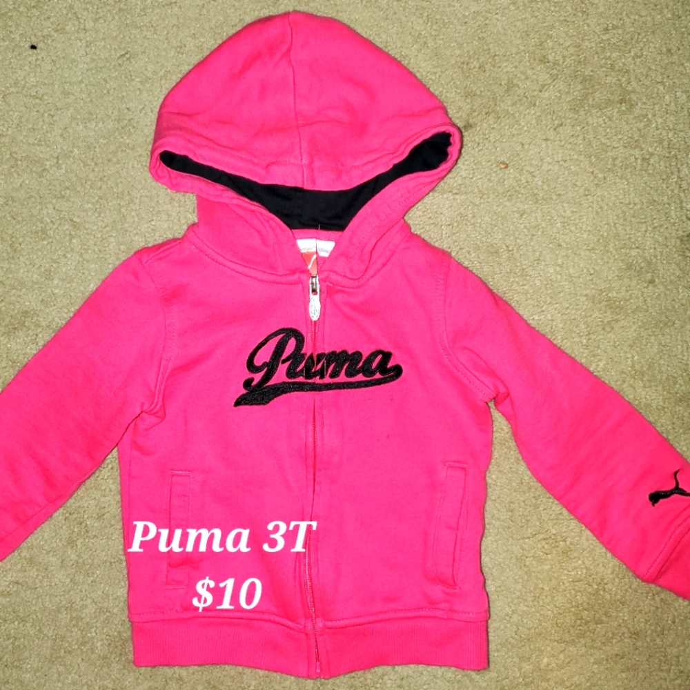 Puma hot pink hoodie